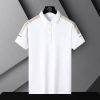 Summer New Solid Color Loose Short-sleeved Polo Shirt Men's 4