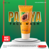 Papaya face wash
