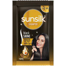Sunsilk Stunning Black Shine Shampoo, 5.5ml Sachet (16 Pieces)